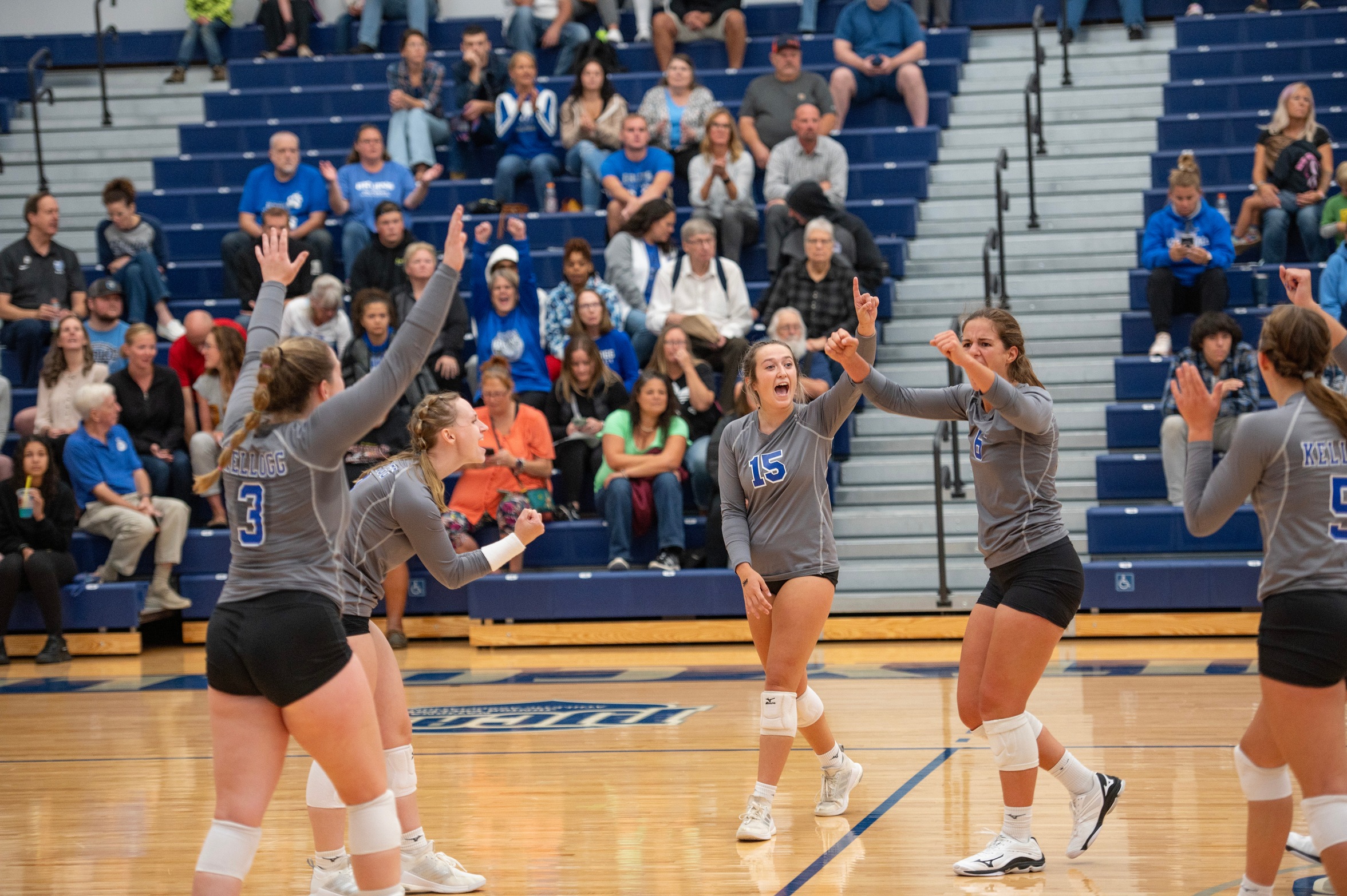 Volleyball Wins Blaze of Glory Game
